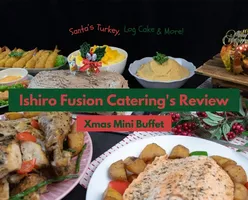 Ishiro Fusion Catering’s Review - Santa’s Turkey, Log Cake & More!